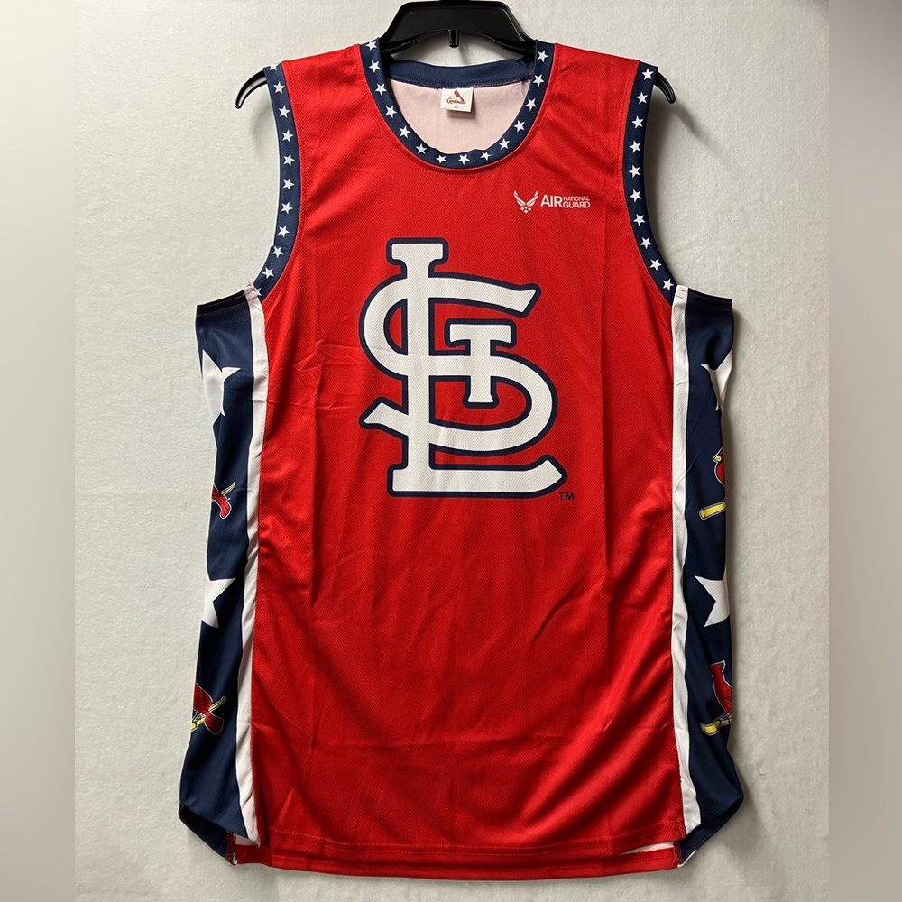 ST. LOUIS CARDINALS BASKETBALL JERSEY SIZE XL  SGA MLB BASEBALL GIVEAWAY